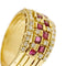 Bague 62 Bague avec rubis et diamants 58 Facettes 37409