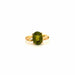 Bague 47 Solitaire Or Jaune 18k & Péridot 58 Facettes 55-GS29854