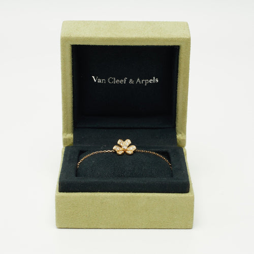 Bracelet Van Cleef & Arpels - Bracelet Frivole pavé en or jaune et diamants 58 Facettes vca-b-yg-frvl-mini