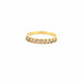 Bague 56 Alliance Demi-Tour or jaune diamants 58 Facettes 103-GS33943-1