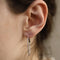Boucles d'oreilles Boucles d'oreilles creoles en or gris 18 Cts serties de diamants - 0,29 Ct G-VS 58 Facettes FB09958