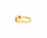 Bague Bague rubis et diamants en or jaune 58 Facettes