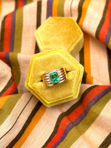 Bague Émeraude de Colombie 58 Facettes