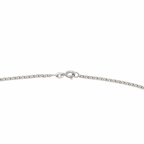 Collier Collier Pendentif Or blanc Saphir 58 Facettes 3263778CN