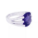Ring 52 Poiray “Fil” ring in white gold, amethyst. 58 Facettes 33622