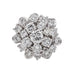 Bague 56 Bague Marguerite Or blanc Diamant 58 Facettes 3393425CN