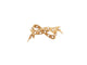 Broche vintage broche noeud sertie de 15 diamants 1.3 ct or jaune 58 Facettes 264002