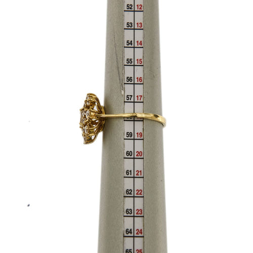 Bague 58 Bague Fleur diamants 58 Facettes 25381