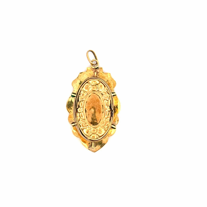 Pendentif Pendentif Médaillon Portrait or jaune 58 Facettes A4PE-GS28850