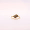 Bague Bague trilogie de saphirs et entourage de diamants effet vague 58 Facettes