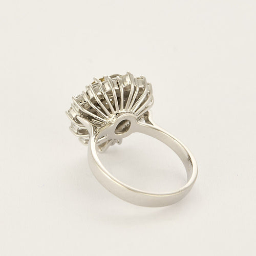 Bague 54 Bague or gris et diamants 58 Facettes BA24