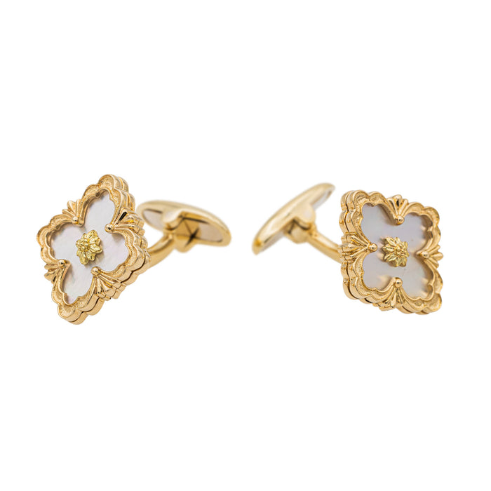 Buccellati Boutons de manchette Or jaune Nacre