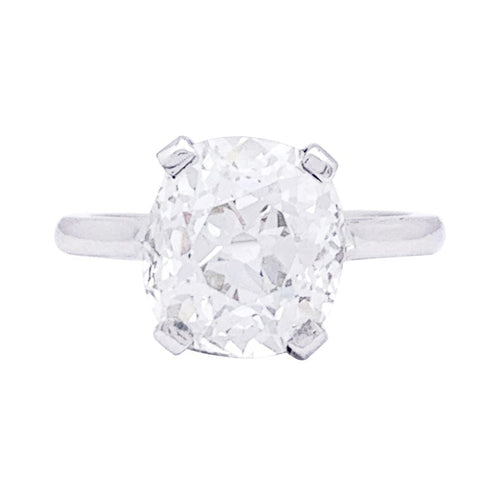 Bague 52 Solitaire Chaumet platine, diamant. 58 Facettes 33543