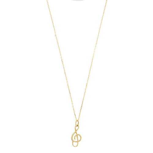 Collier Collier "clé de sol" Or jaune 58 Facettes 26895