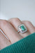 Ring 56 Colombian Emerald Ring 2.00 Cts and Diamonds Art Deco Style 58 Facettes