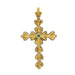 Pendentif Pendentif croix avec émeraude 58 Facettes 33474