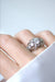 Bague 56 Bague Mauboussin Diamant Coussin 1.57 Cts sur Platine 58 Facettes