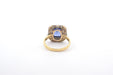 Bague 55 Bague Art Déco saphir 3,10cts et diamants 58 Facettes 26063-25824