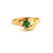 54 Solitaire Ring 18k Yellow Gold & Emerald 58 Facettes 41-GS33695-3