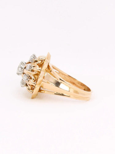 Bague Bague dome vintage diamants 58 Facettes 959
