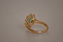 Vintage emerald and diamond ring