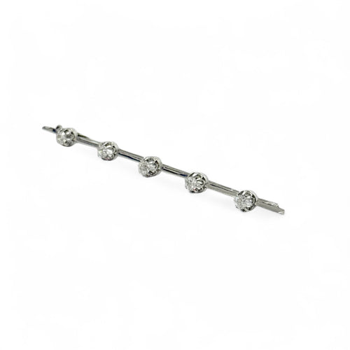 Broche Broche barrette diamants 58 Facettes REF24003-167