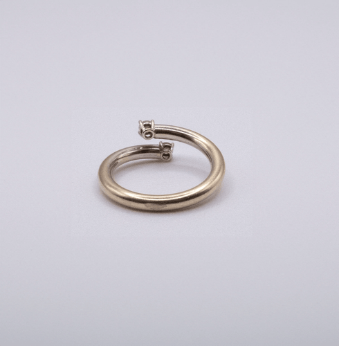 Bague 55 Bague Toi et Moi or blanc diamants 58 Facettes 17-GS30885-62