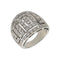 Bague 53.5 Bague Or blanc, Diamants naturels 58 Facettes AG-20X1454