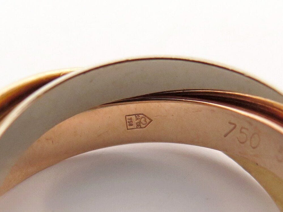 Bague 53 vintage bague CARTIER trinity classique 3 ors 58 Facettes 262648