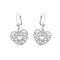 Boucles d'oreilles Boucles d'oreilles pendantes Coeur diamants 58 Facettes 28314