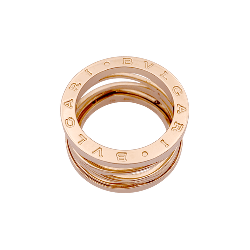 Bague 54 Bague Bulgari "B.Zero1 Zaha Hadid" en or rose. 58 Facettes 34743