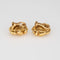 Boucles d'oreilles Tiffany & Co - Boucles d'oreilles à clip vintage en or jaune sculpté 58 Facettes G14124