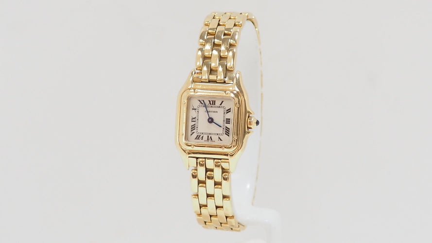 Montre Montre Cartier Panthère en or jaune 58 Facettes 32981