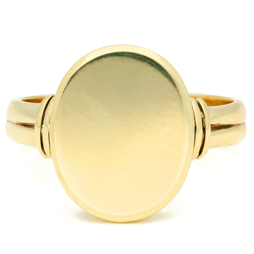 Bague 64.5 Chevalière en or jaune 58 Facettes 24249914250445DF83513F9184D7BB06