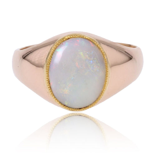 Bague 63 Bague opale or rose 58 Facettes 24-322