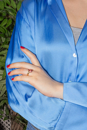 Bague 49 Bague  Or jaune Tourmaline 58 Facettes 4377138RV