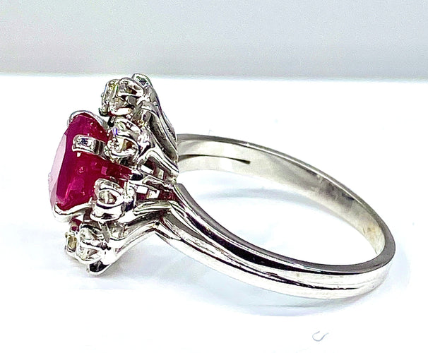 Bague 50 Bague Rubis Diamants 58 Facettes AB248