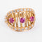 Bague Bague or jaune et rubis 58 Facettes 1
