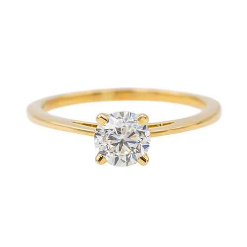 Bague Bague Solitaire Or jaune Diamant 58 Facettes 3753463RV