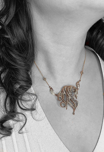 Collier Collier russo con diamanti, di Ispirazione Floreale 58 Facettes