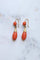 Boucles d'oreilles Boucles d'oreilles anciennes or jaune, goutte corail et diamant 58 Facettes