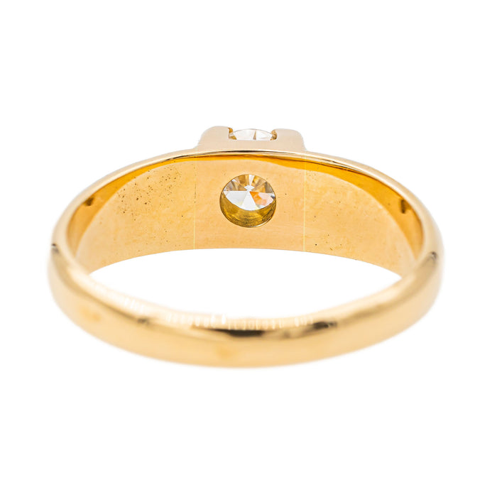 Bague Solitaire Or jaune Diamant