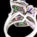 Bague 55 CARTIER - bague diamants et multi-gemmes Caresse d'Orchidées 58 Facettes