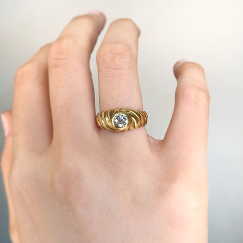 Bague Bague - Or & diamant 58 Facettes 220346