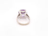 Bague 50 bague MAUBOUSSIN gueule d'amour or blanc diamants amethyste 58 Facettes 264047