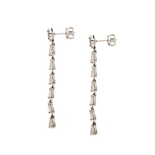 Boucles d'oreilles pendantes en diamant