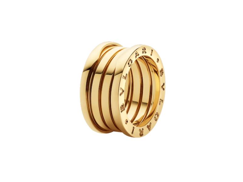 BULGARI - Bague B.zero1 4 anneaux en or jaune