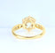 Bague 53 Bague solitaire en or jaune orné d’un diamant 2,67 carats 58 Facettes AB547