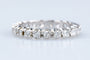 Bague 53 Alliance Éternité en Or Blanc 18 Carats et 1.26 CTDiamants 58 Facettes ALLDIAM126-107