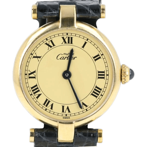 Montre Cartier Montre Must De Cartier Vermeil 58 Facettes MT41232